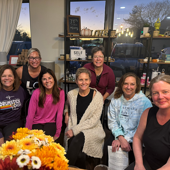 Women at Second Sound Bowls & Sips

November 9, 6 PM | Fire & Flow Yoga Studio
Come “bathe” in candlelight and the soothing sounds of singing bowls and other instruments.

Learn More
